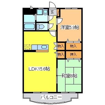 間取図 メゾンスプリング