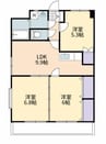 リフォーレ 3LDKの間取り