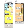 フロイデ　参番館 2LDKの間取り