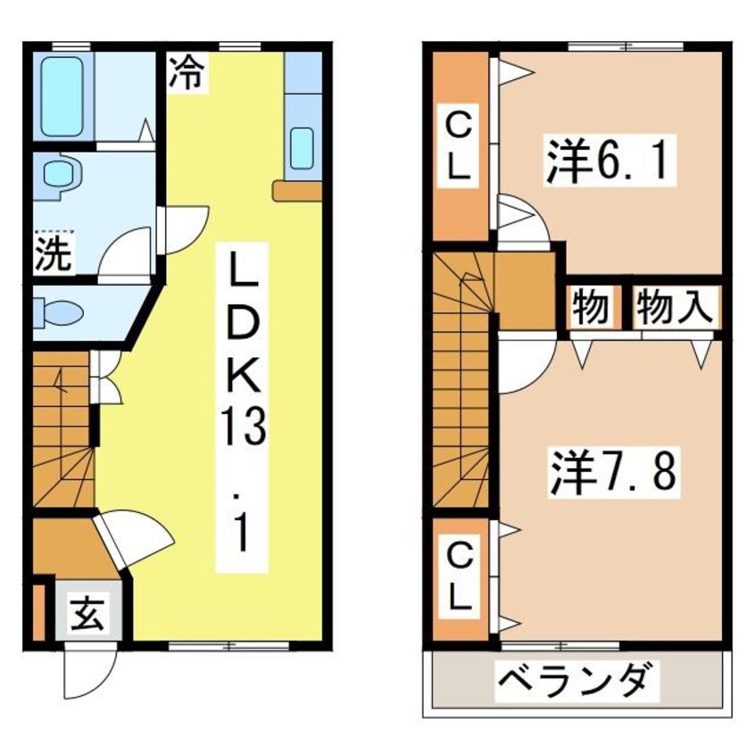 間取図 ティファナ　Ａ