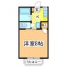 アットホームヒノキ 1Kの間取り