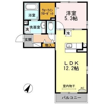 間取図 セントラルタウンコート　Ａ棟