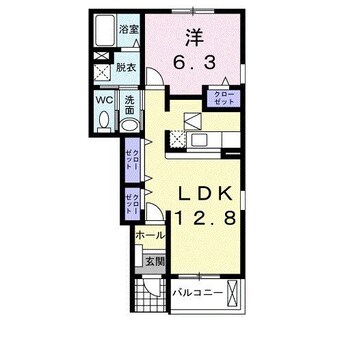間取図 パラデーゾ　リーベロＣ