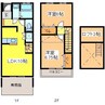 シャレーコーセイ　壱番館 2LDKの間取り