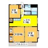 イーストヒルズ　Ａ 3LDKの間取り