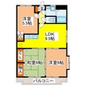 レピエス　Ａ 3LDKの間取り
