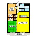 レピエス　Ａの間取図