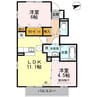 フレシール 2LDKの間取り