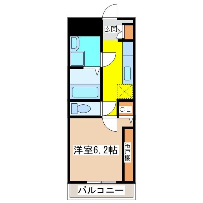 間取図 フラワーウッド寺家駅前Ｂ