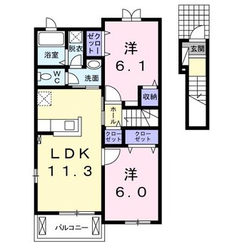 間取図 シュトラール　ツヴァイト