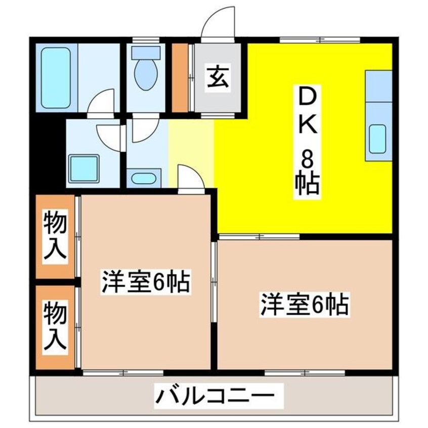 間取図 メゾン片山Ｂ