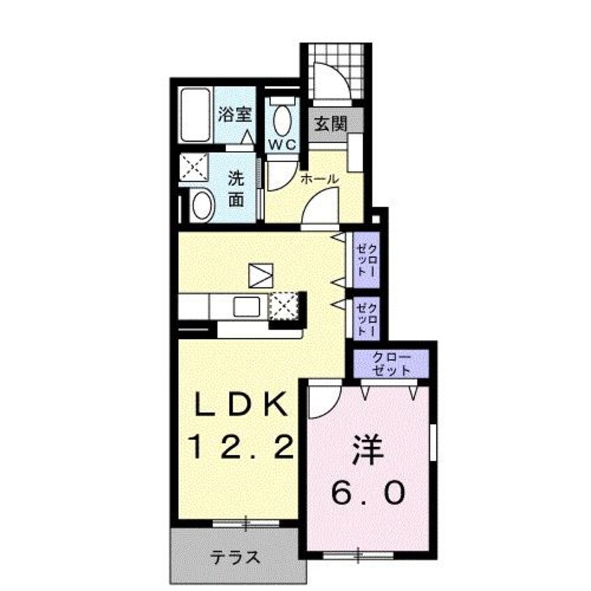 間取図 カントリー　ビューＣ