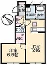 ロイヤル・オークス　弐番館 1LDKの間取り