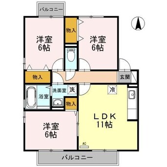 間取図 ウィルモア　Ｃ棟