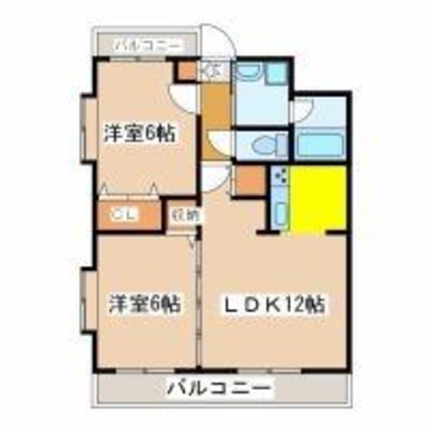 間取図 スカイクレスト西条