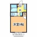 メゾンタカギＢ棟の間取図