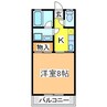 シャレオ　Ｂ 1Kの間取り