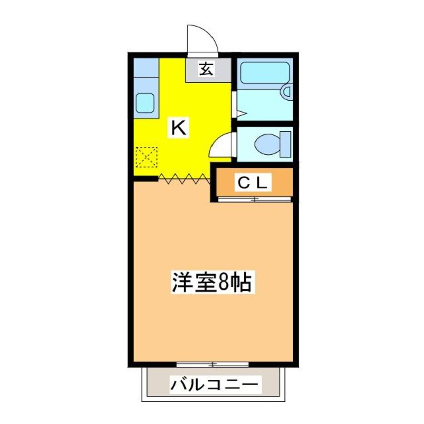 間取図 アーバーハウス吉田Ｂ