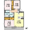 ジュアン寺家 3LDKの間取り