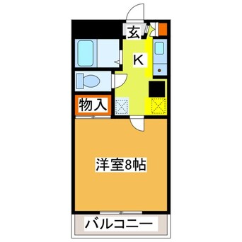 間取図 コーポやすくに