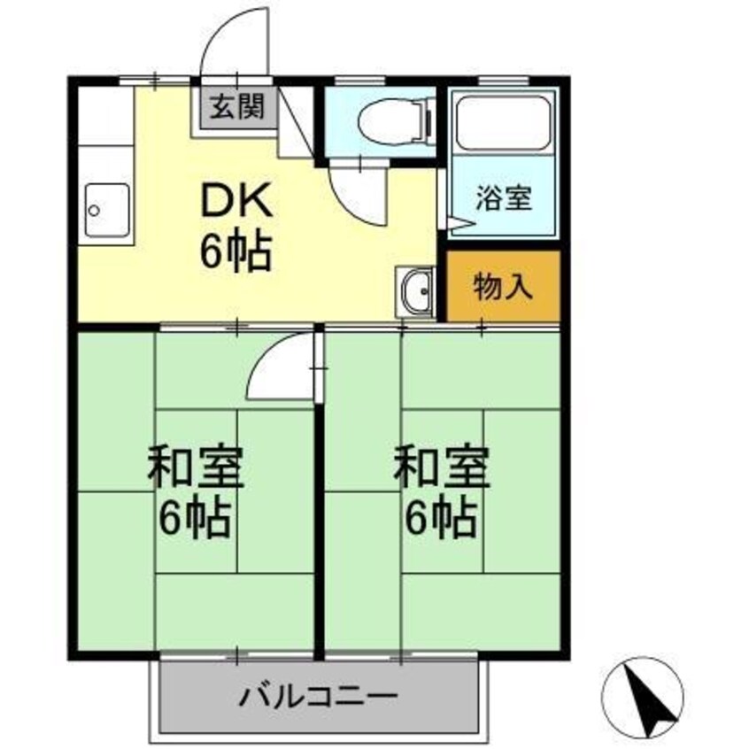 間取図 石川ハイツ