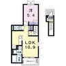 グレース　コート　Ａ 1LDKの間取り