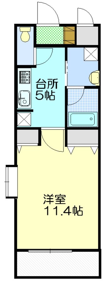 間取図 サンコービル弐番館