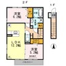 D-roomマスヤ 2LDKの間取り