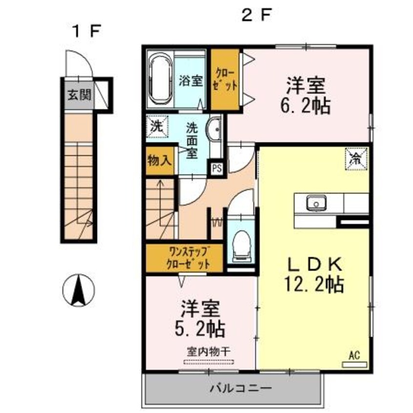 間取図 D-roomマスヤ