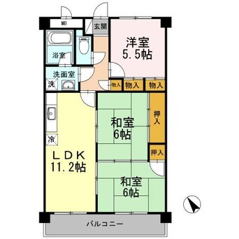 間取図 脇坂マンション