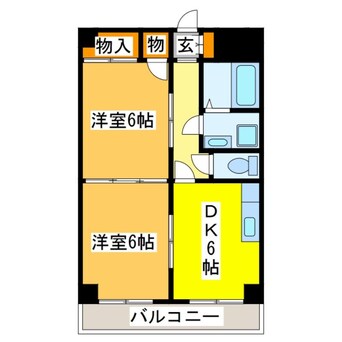 間取図 蓮池マンションII