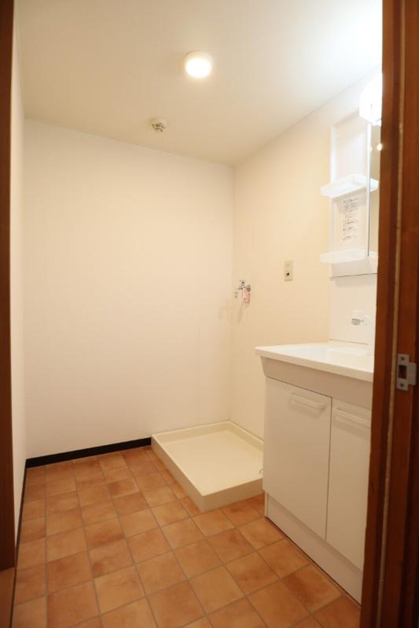 洗面脱衣所スペース 蓮池マンションII
