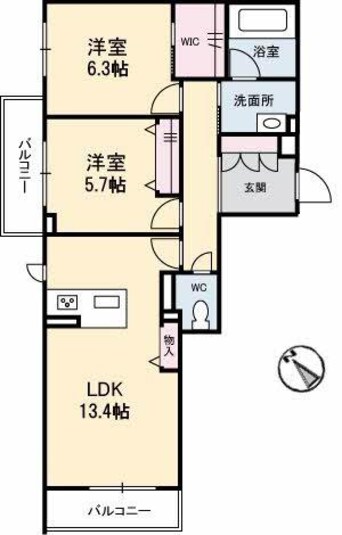 間取図 BEREO　RYUO