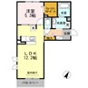セントラルタウンコート　Ｂ棟 1LDKの間取り