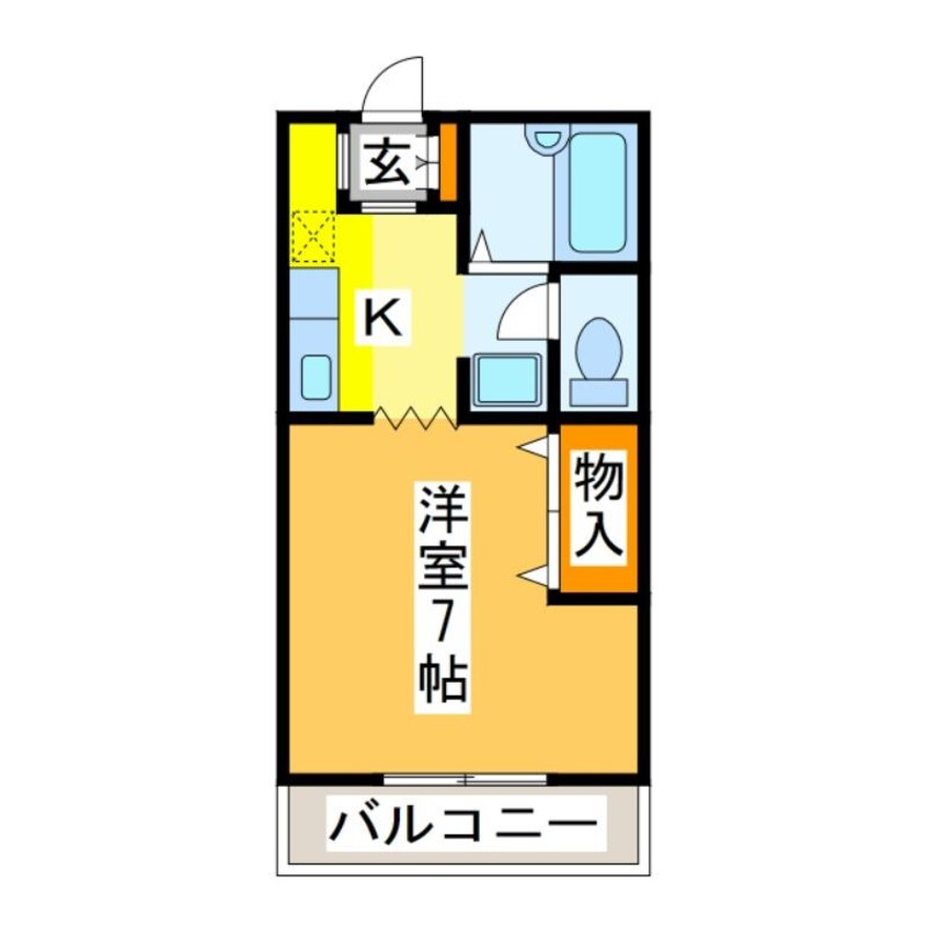 間取図 コーポルピナスA