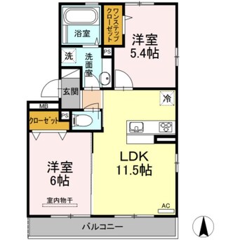 間取図 D-room花梨　Ｃ棟