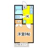 ロッキータウンＧ 1Kの間取り