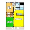 ロータスポンドＢ 2LDKの間取り