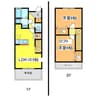 フロイデ　弐番館 2LDKの間取り