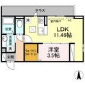 ジョイアス　スマート西条の間取図