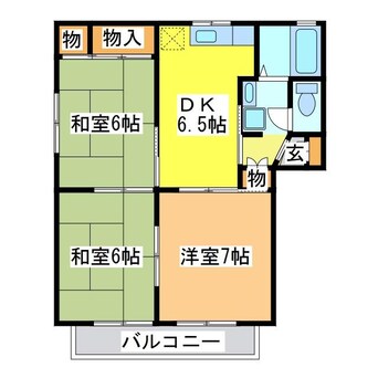 間取図 パークタウンＡ