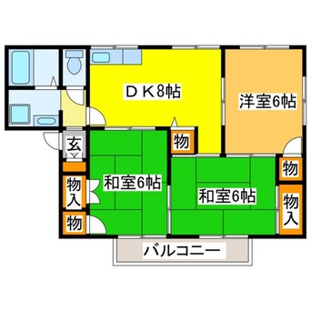 間取図 タウンコート