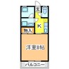 シャレオ　Ｄ 1Kの間取り