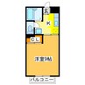 三宅ハイツＢ 1Kの間取り