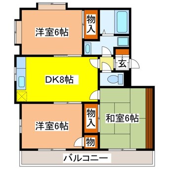 間取図 コーポ山城