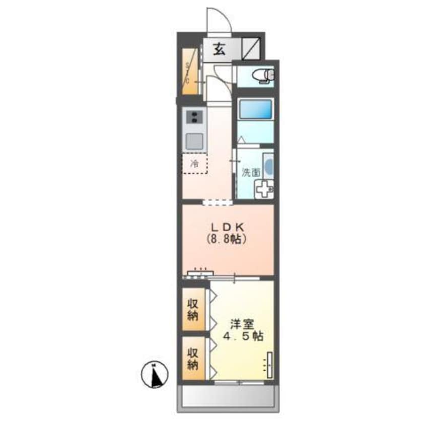 間取図 ファイン　ヴィラIX