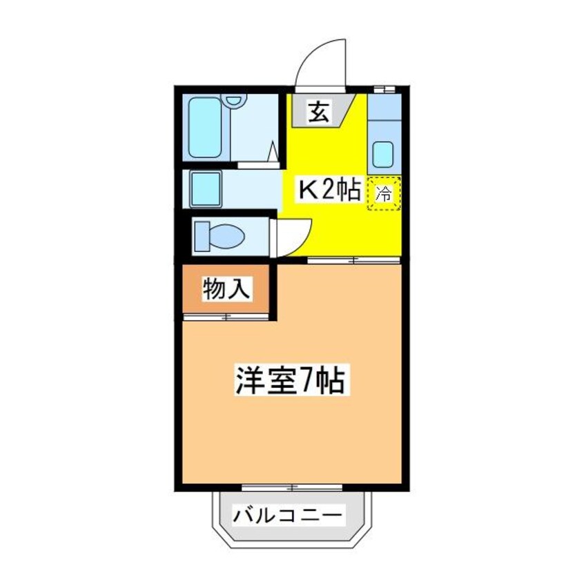 間取図 メゾンとくさきＡ