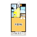 東子ハイツＢの間取図