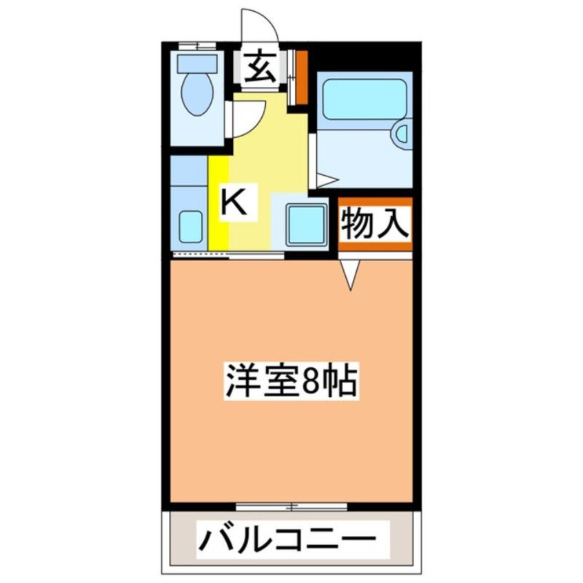 間取図 エスポワールＡ