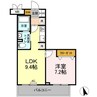 メセナ寺家 1LDKの間取り